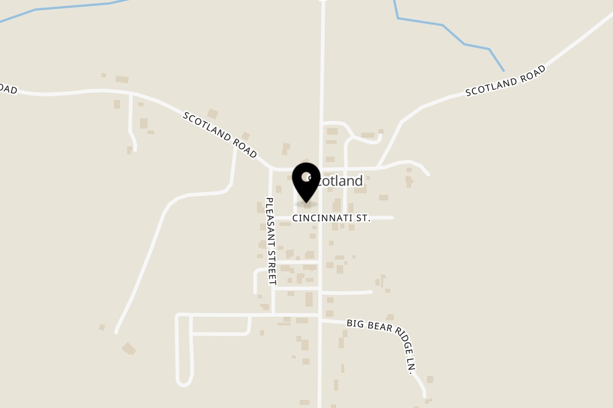Map showing the location of Phat Daddy's BBQ Scotland on 7440 Westgate Rd in Newberry